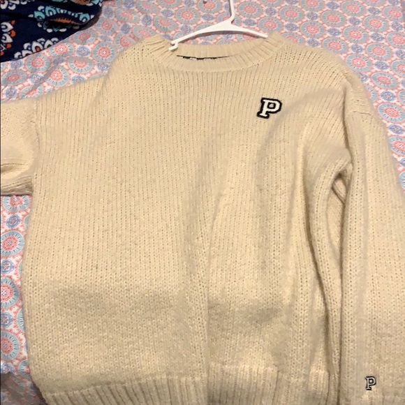 Pink oversized long sleeve sweater - Picture 1 of 2